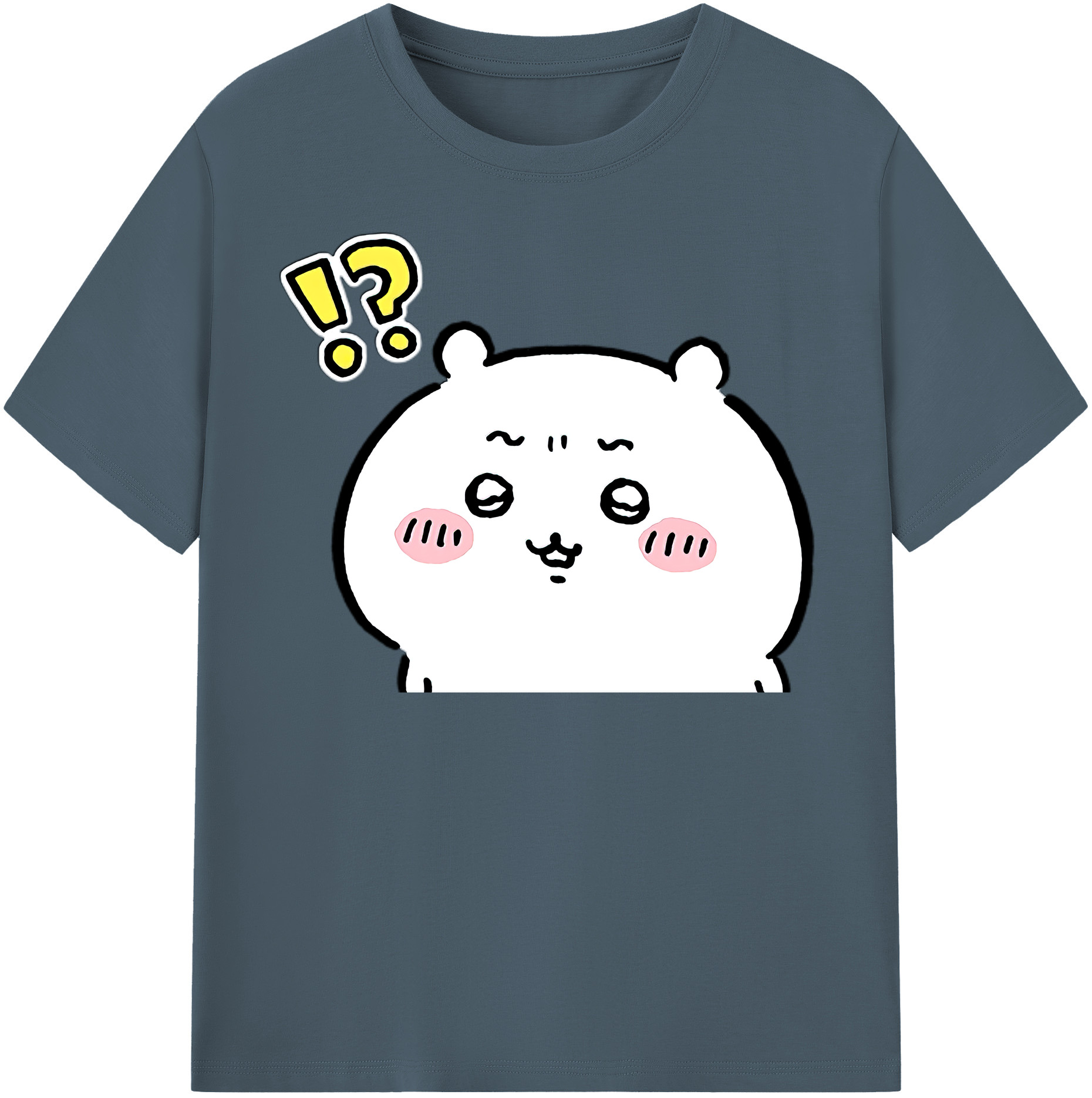 （画像用） ちいかわ ちいかわ Chii-kawa chiikawa 綿100％半袖Tシャツ（フロントプリント）